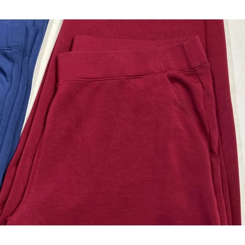 Women's Chicos Wide Leg Pull On Scuba Pants Flowy Stretch Sz XL (3) Lot‎ Of 2